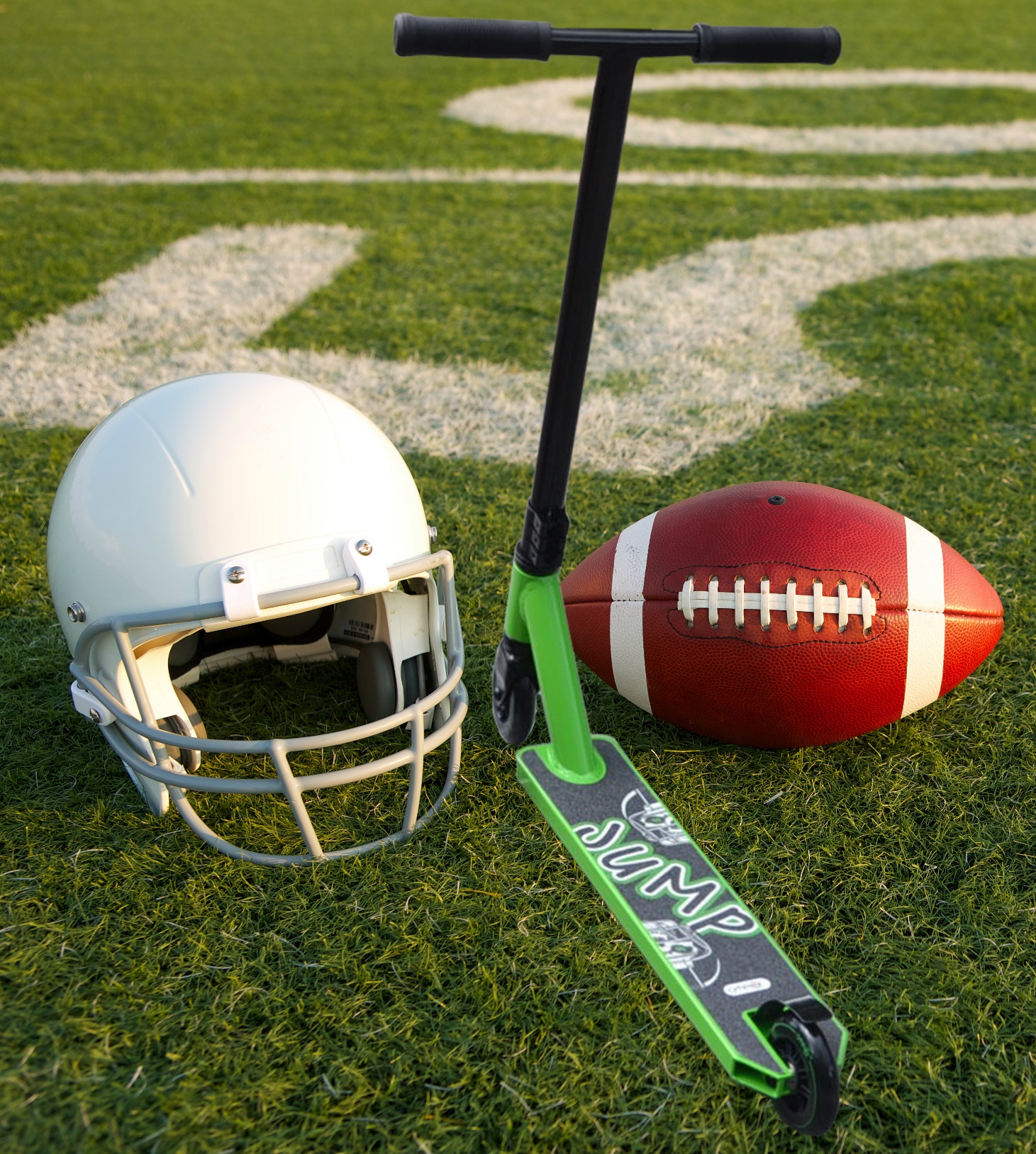 Самокат трюковый ATEOX JUMP 2020 (Черный/Зеленый)